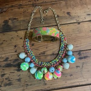 Lily Pulitzer necklace and bracelet